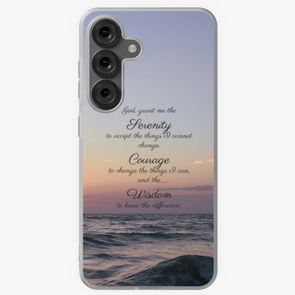 Item preview, Serenity Prayer on Ocean at Sunset designed and sold by Susan Wallace.