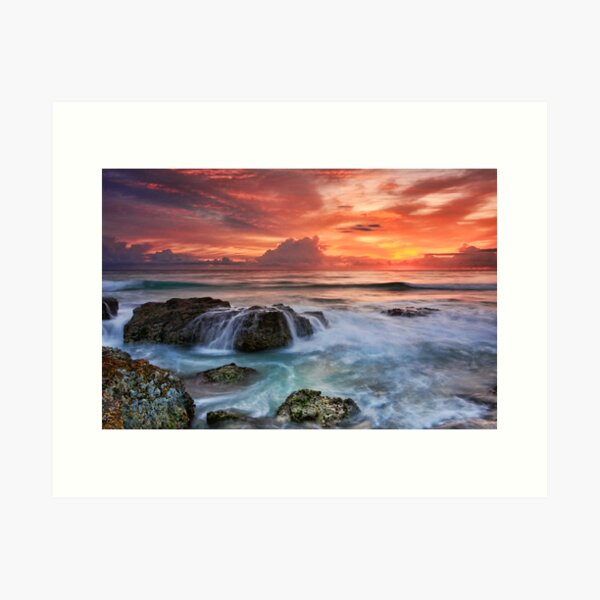 Red Sky at Dawn Art Print