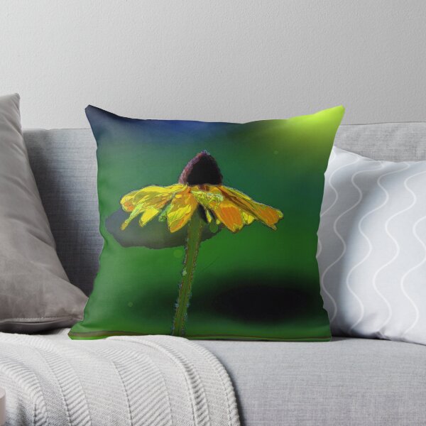 No sunshine Throw Pillow