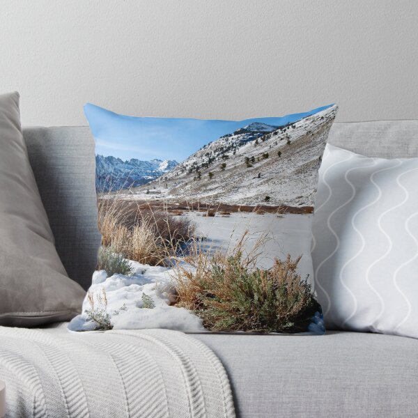 Early Snow Throw Pillow