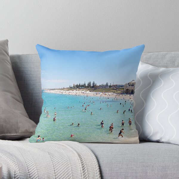 Cottesloe Beach, Perth, Western Australia Throw Pillow