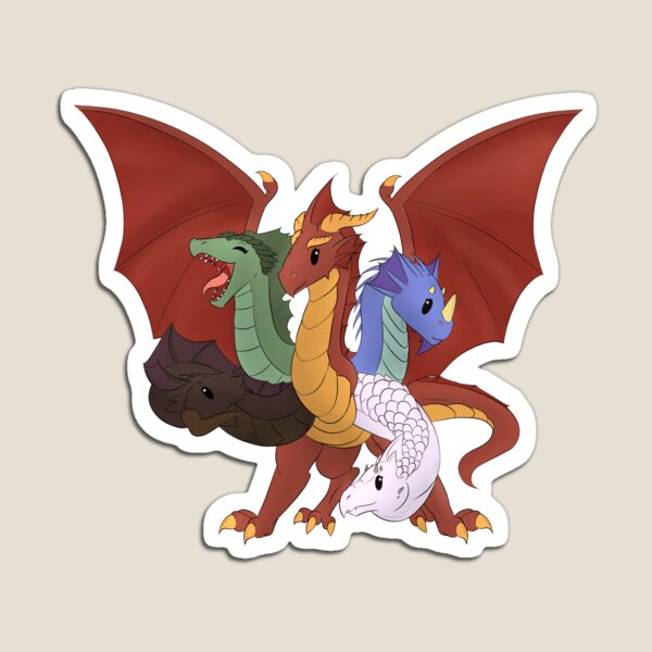 Tiny Tiamat Magnet