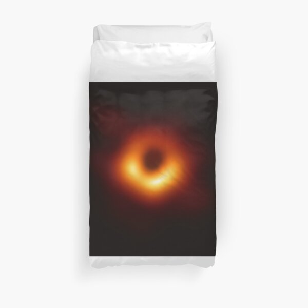 Astronomers Capture First Image of a Black Hole Duvet Cover