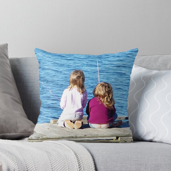Item preview, Little Girls Fishing designed and sold by Glenna Walker.