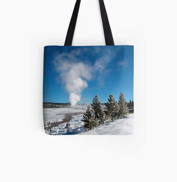 Old Faithful All Over Print Tote Bag