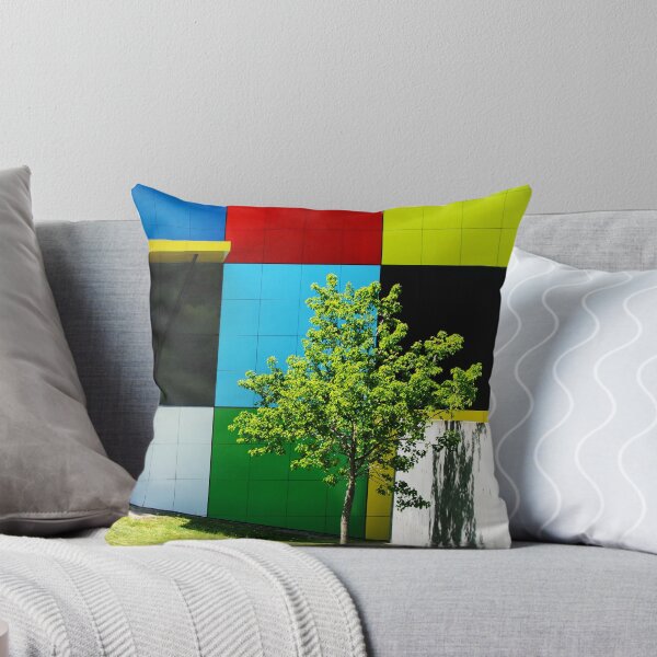 Item preview, Coloured Squares and Green Tree designed and sold by Janet Leadbeater.