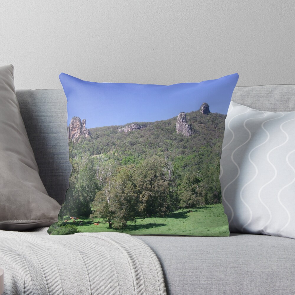 Nimbin Rocks Throw Pillow