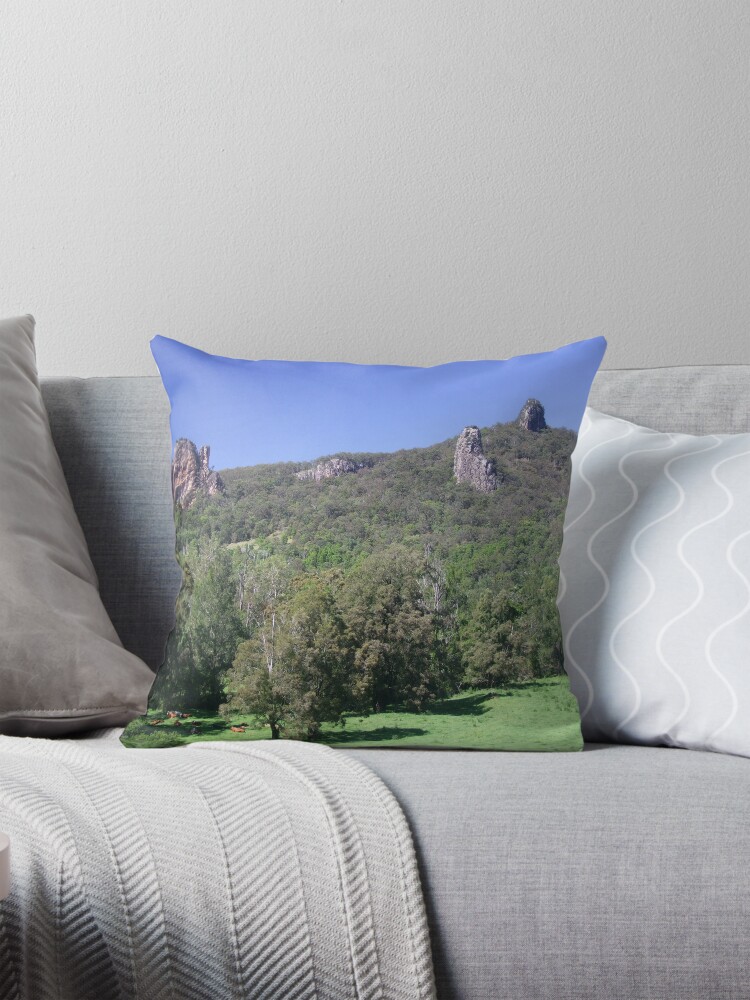 Thumbnail 1 of 4, Pillow, Nimbin Rocks designed and sold by theoddshot.
