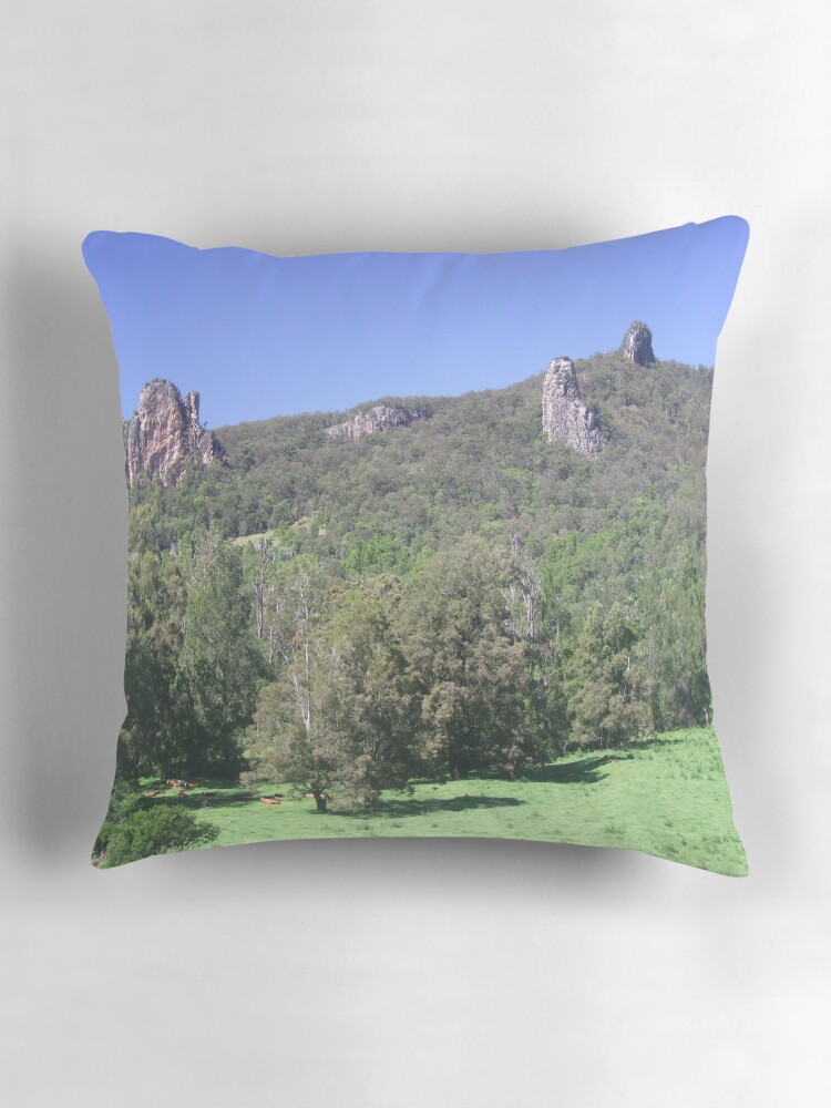 Thumbnail 3 of 4, Pillow, Nimbin Rocks designed and sold by theoddshot.