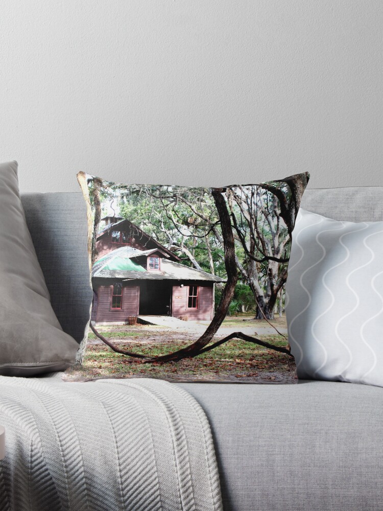 Thumbnail 1 of 4, Pillow, OLD BARN designed and sold by TomBaumker.
