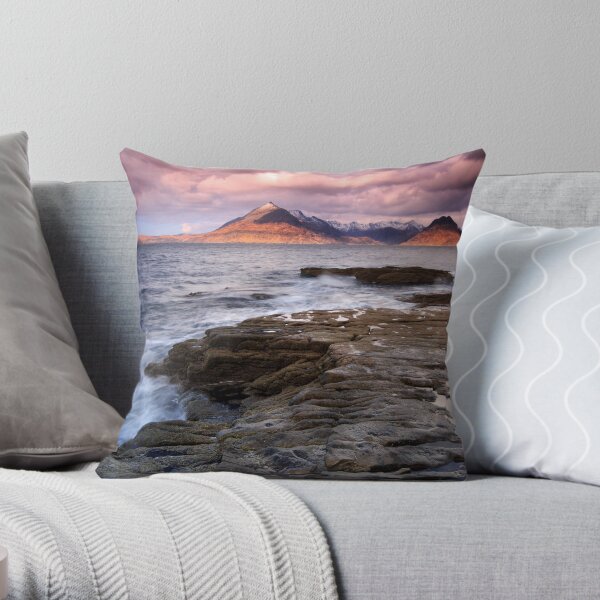 Elgol - Isle Of Skye Throw Pillow