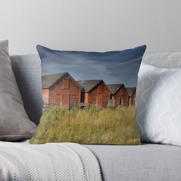 Red Barns Series 2 Throw Pillow