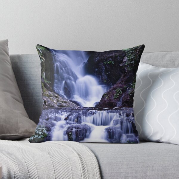 Elebana Falls Green Mountain Throw Pillow