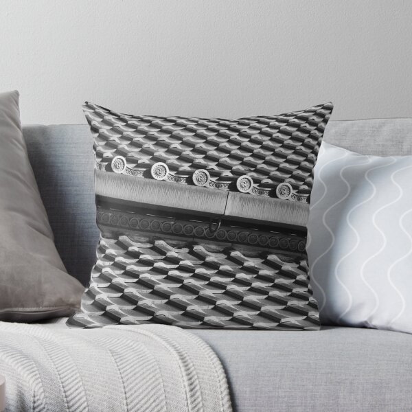 Roof Tiles Throw Pillow