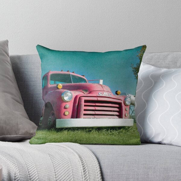 Pink Pick Up Throw Pillow