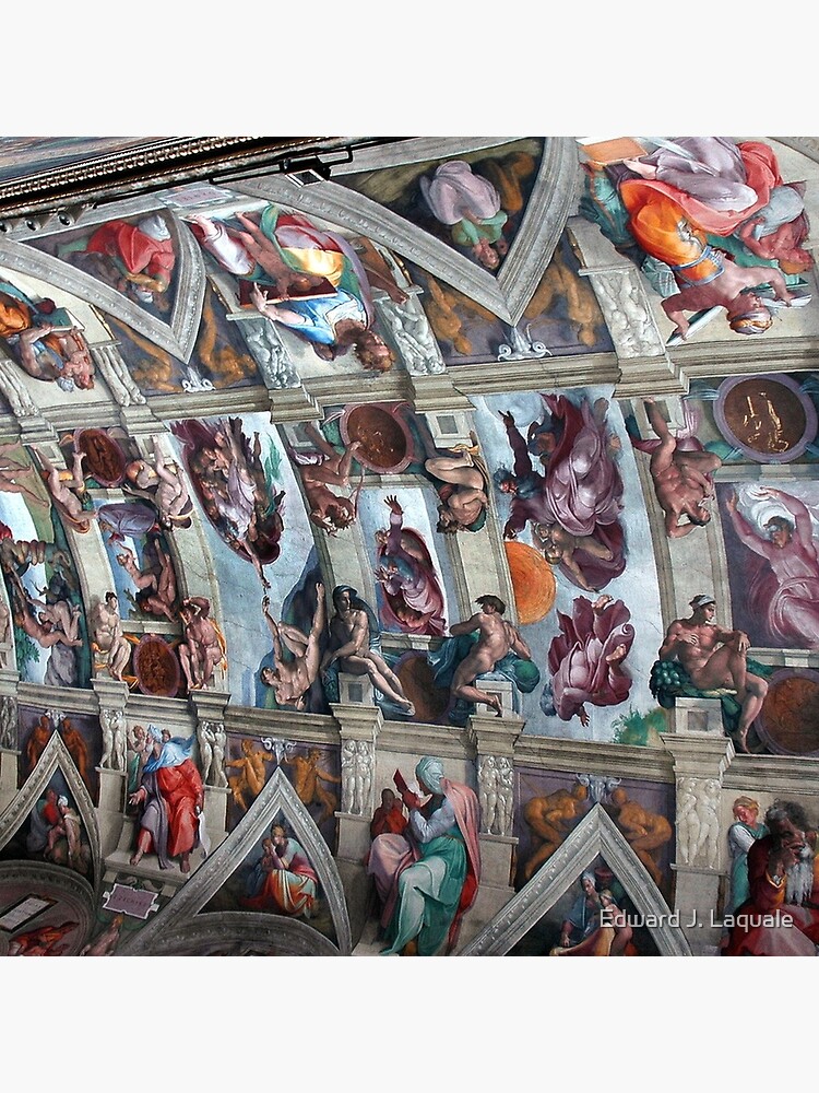 Sistine Chapel Ceiling Vatican City Italy Tote Bag