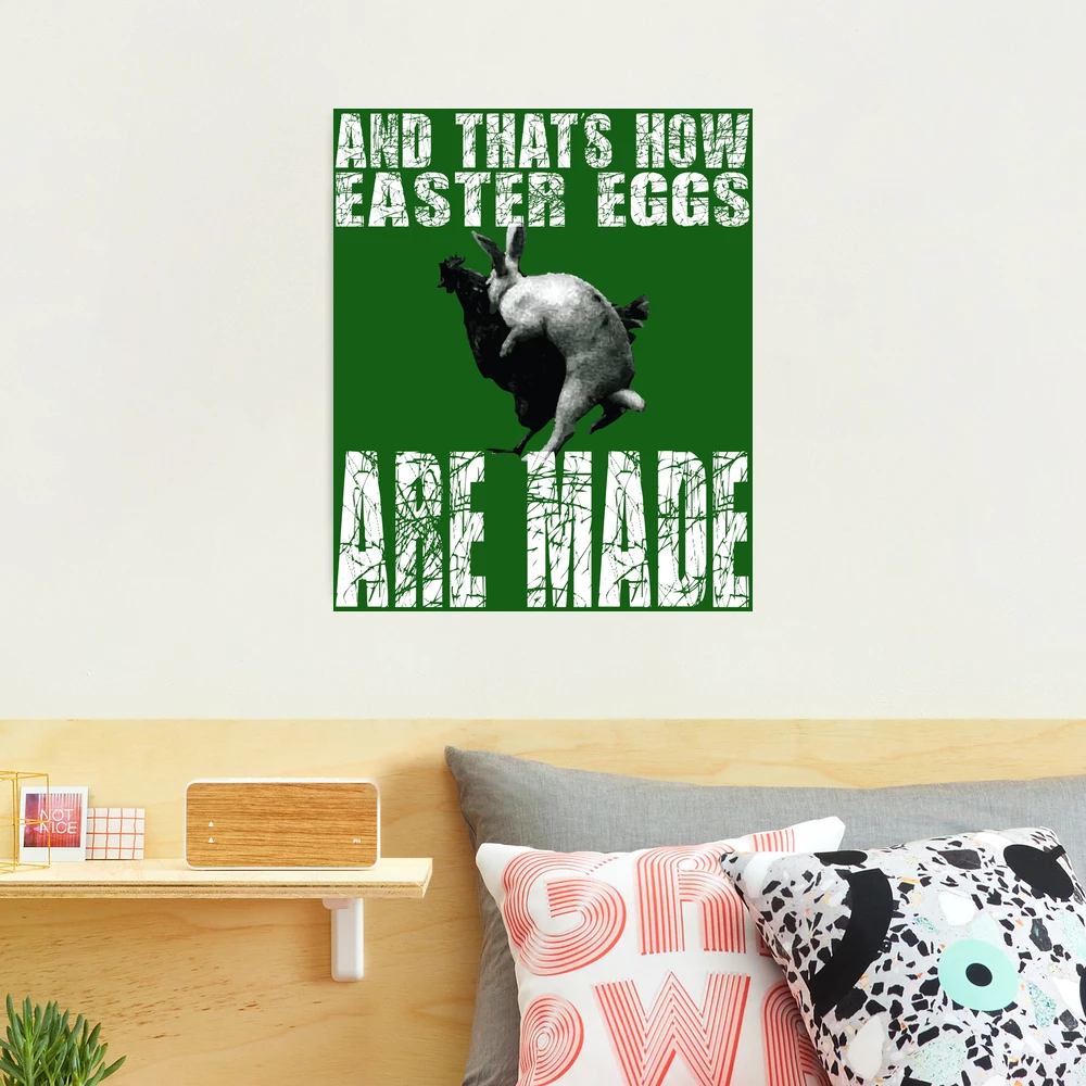 Funny Easter Gift - Naughty Easter Meme | Photographic Print