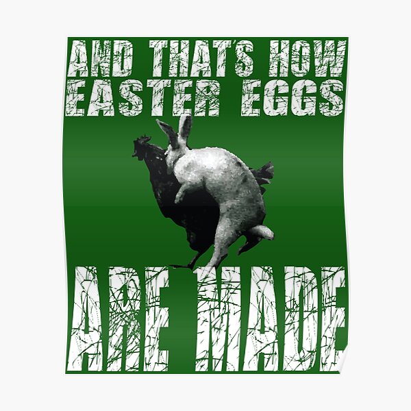 Naughty Easter Bunny Posters | Redbubble