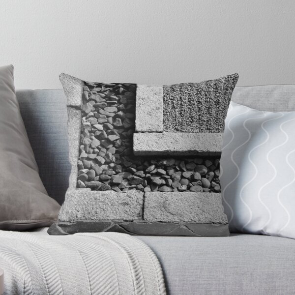 Stone Textures Throw Pillow