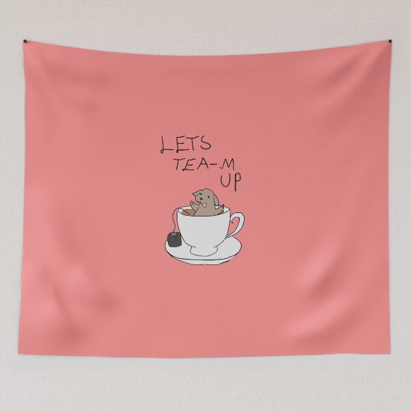 Item preview, Tea-m up dog designed and sold by kanashiirno.