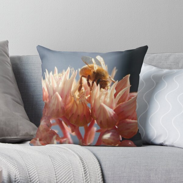 Succulent Kiss Throw Pillow