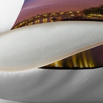 Alternate view of Paris, France. Throw Pillow