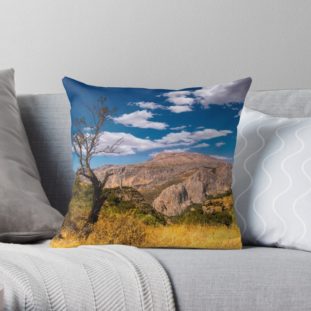Death tree Throw Pillow