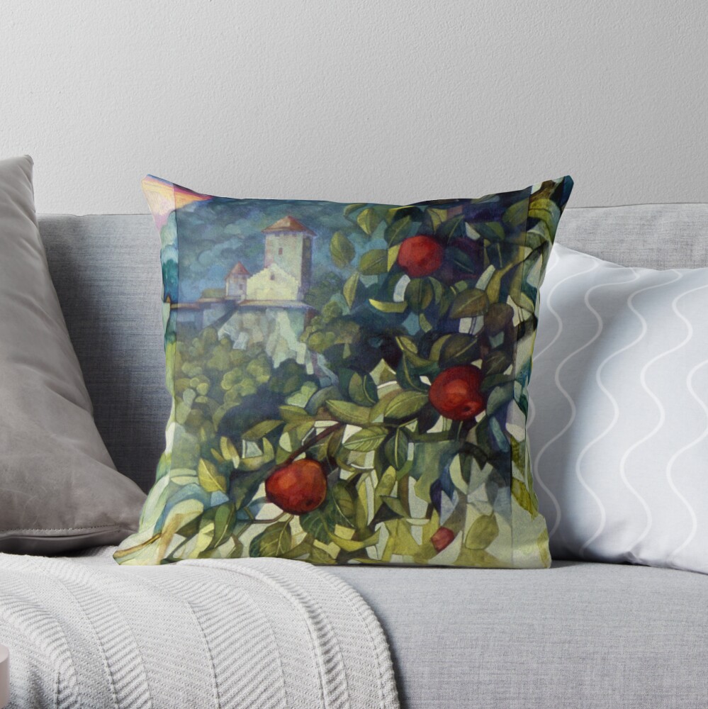 schlosstirol Throw Pillow