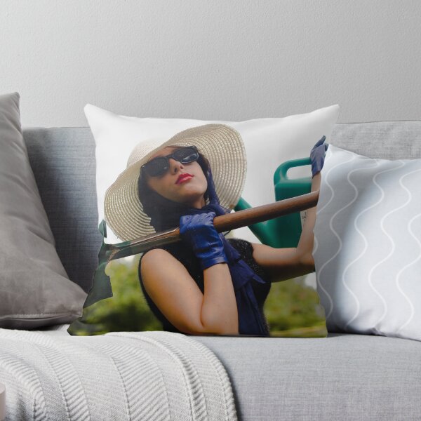 Gardening Throw Pillow