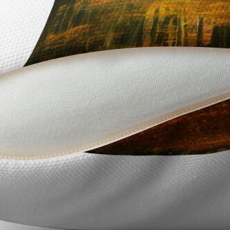 Alternate view of Misty light in woods Throw Pillow