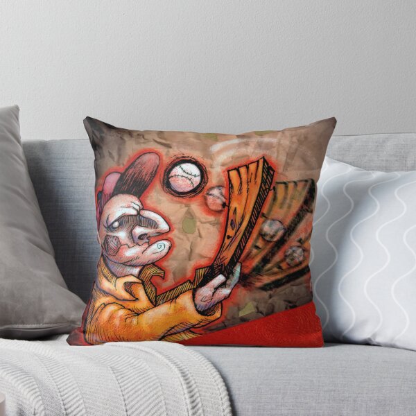 Swingin' Punch Throw Pillow