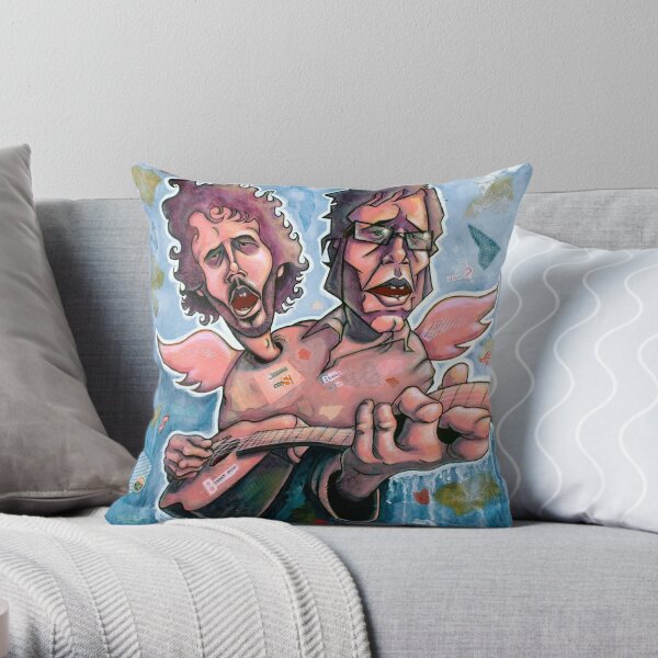 Bret and Jemaine Throw Pillow