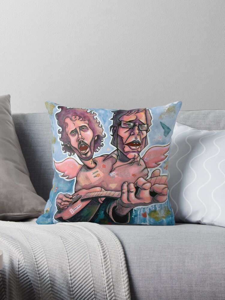 Thumbnail 1 of 3, Throw Pillow, Bret and Jemaine designed and sold by Craig Medeiros.