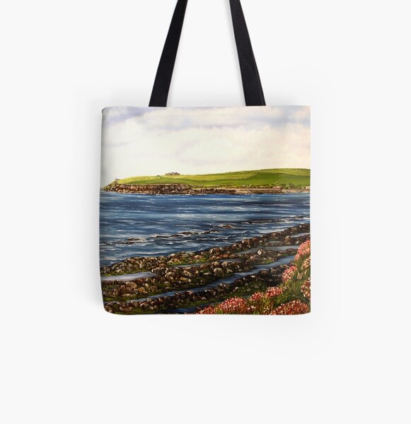 "Kilbaha - county Clare, Ireland" - Oil Painting All Over Print Tote Bag