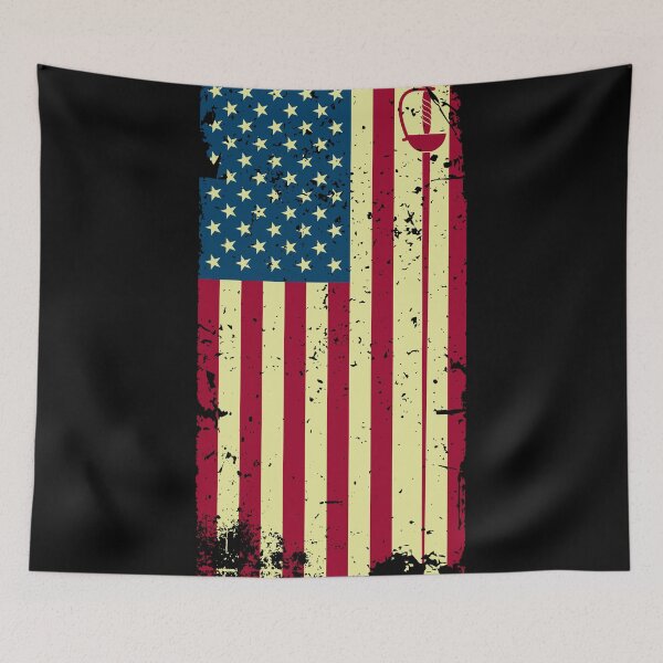 Item preview, Fencing product - USA Flag - Gifts for Fencers designed and sold by stuch75.