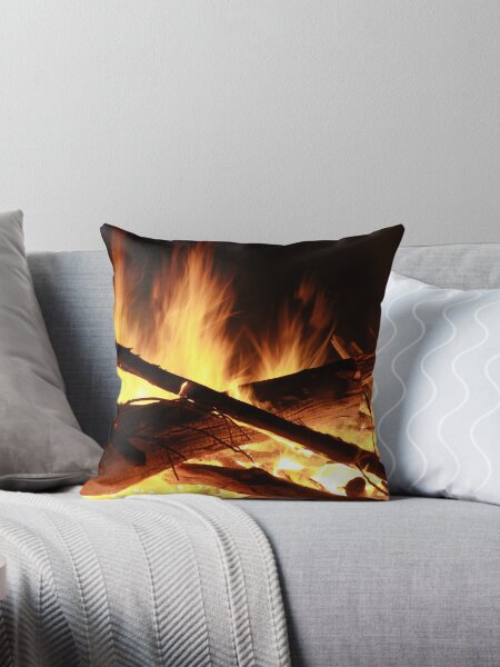 Burn Throw Pillow