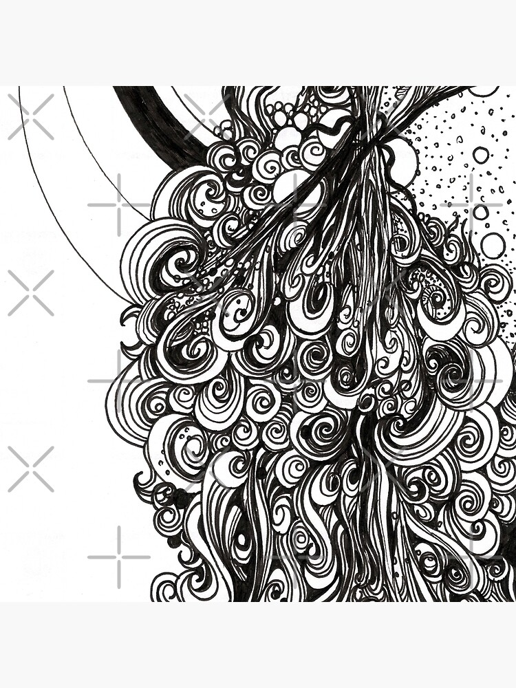 Springing, Ink Drawing by djsmith70