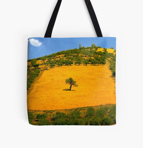 Squared tree All Over Print Tote Bag