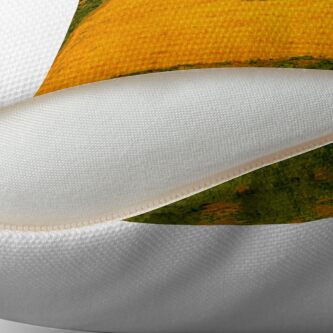Alternate view of Squared tree Throw Pillow