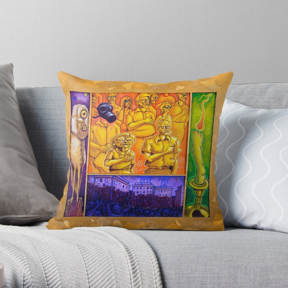Item preview, Throw Pillow designed and sold by mistertengu74.