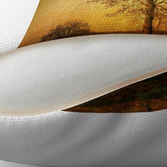 Alternate view of Lonely Tree Throw Pillow