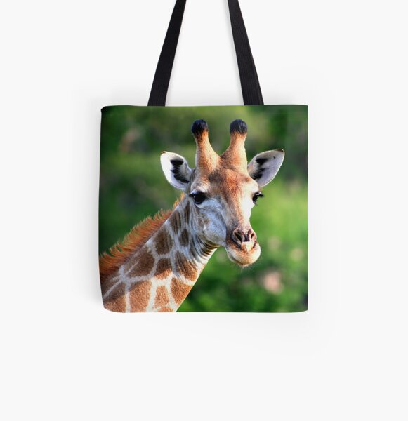 Giraffe All Over Print Tote Bag