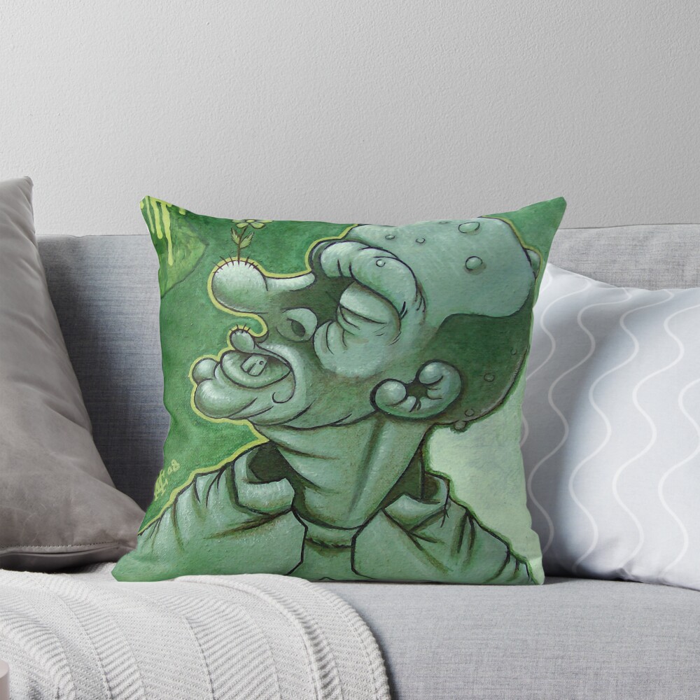 Item preview, Throw Pillow designed and sold by mistertengu74.