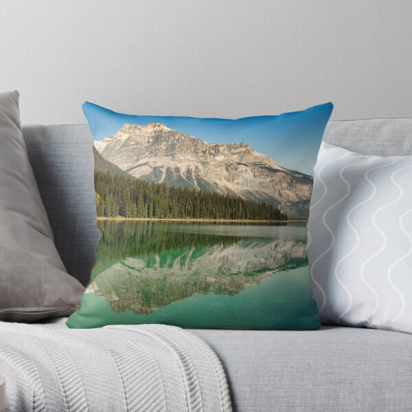 Emerald Lake Throw Pillow