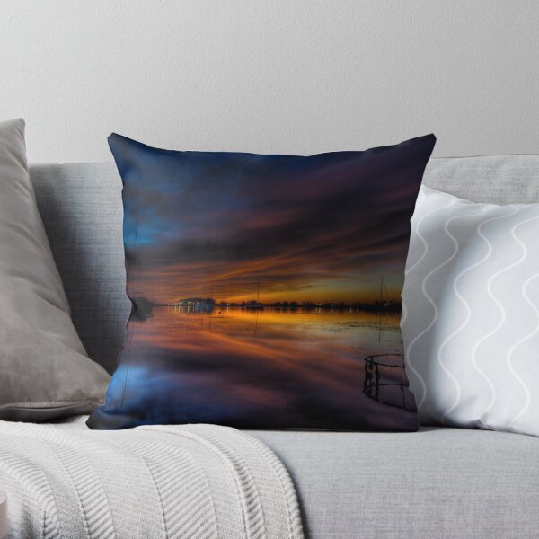 Velvet Morning Throw Pillow