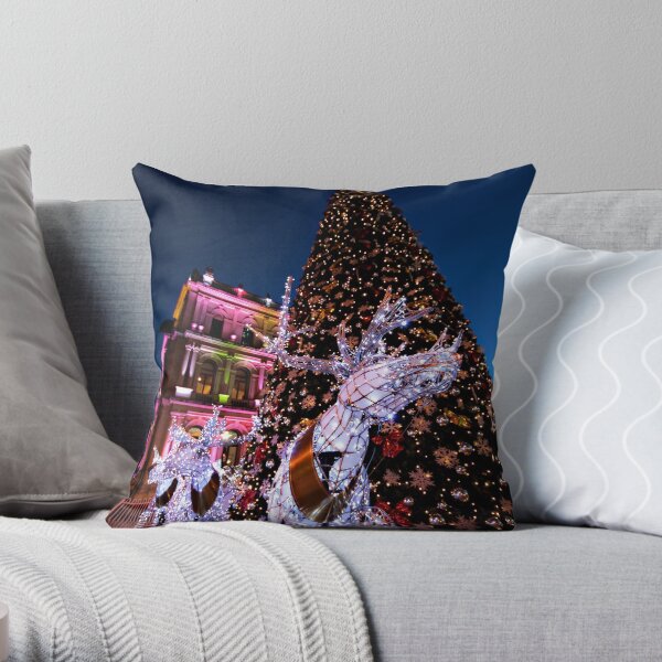Reindeer Games Throw Pillow