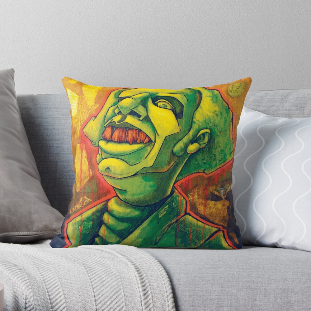 Item preview, Throw Pillow designed and sold by mistertengu74.