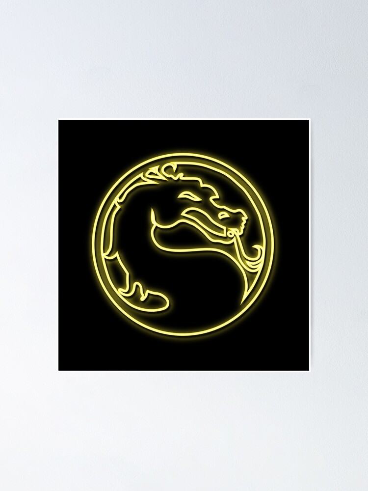 “Mortal Kombat neon” Poster for Sale by amazart | Redbubble