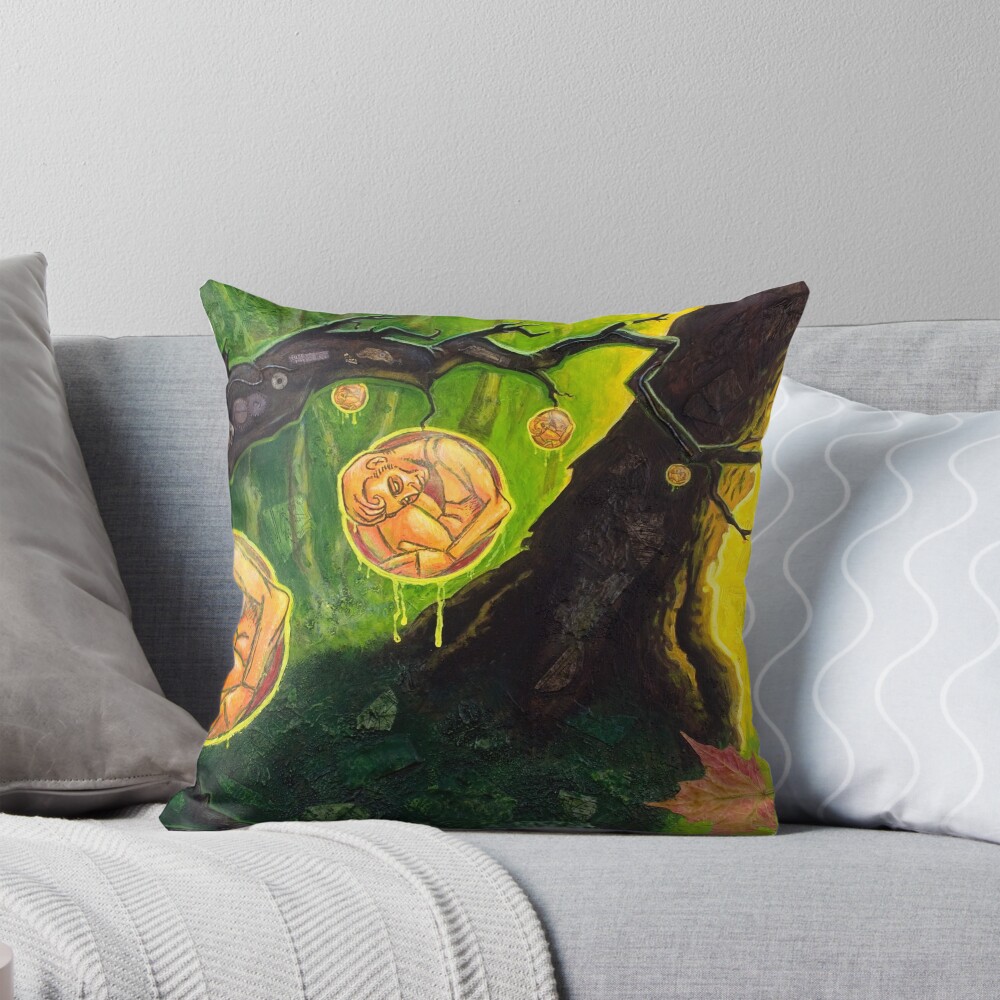 Item preview, Throw Pillow designed and sold by mistertengu74.