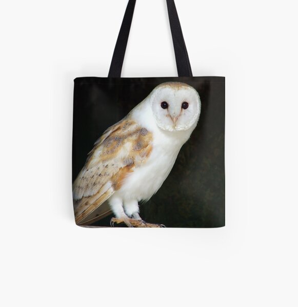Barn Owl All Over Print Tote Bag
